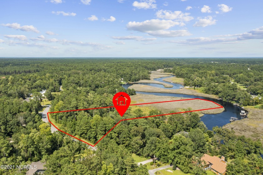 If you're searching for a beautiful waterfront property to build - Beach Acreage for sale in Stella, North Carolina on Beachhouse.com