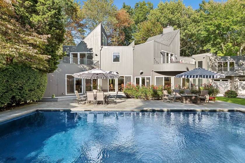 At the end of a long drive lined with beach grass, past the - Beach Home for sale in Sag Harbor, New York on Beachhouse.com