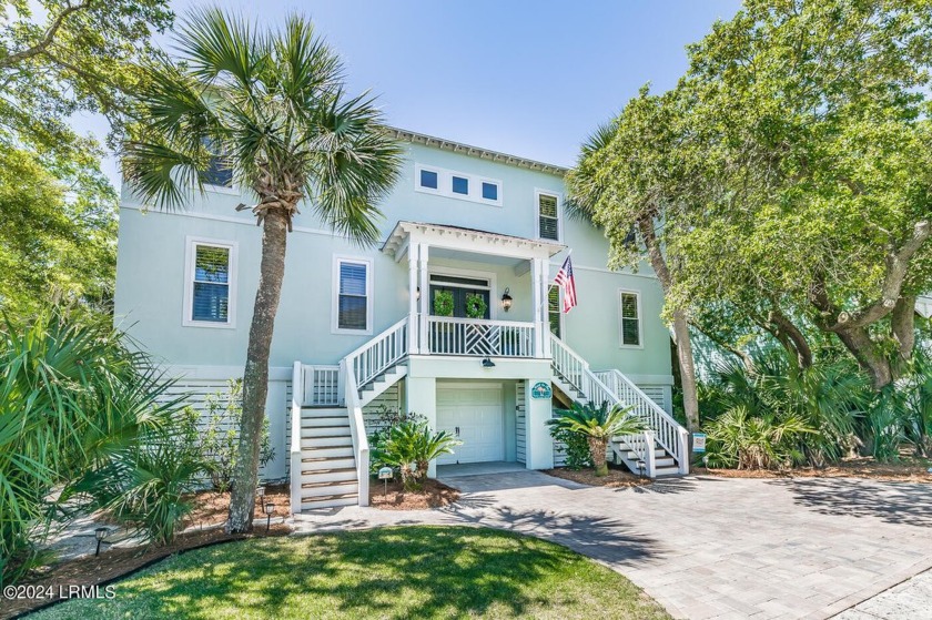 Ocean Views! The moment you walk into this beautifully decorated - Beach Home for sale in Fripp Island, South Carolina on Beachhouse.com