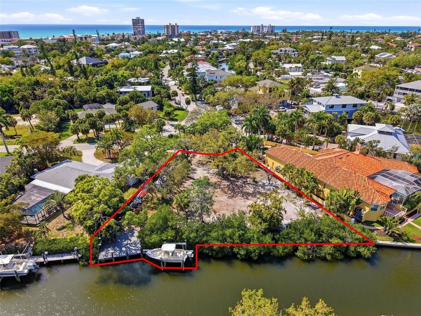 A rare opportunity to secure a true waterfront estate-sized - Beach Lot for sale in Siesta Key, Florida on Beachhouse.com