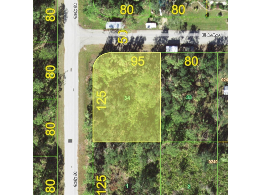 OVERSIZED  prime corner building lot conveniently located in the - Beach Lot for sale in Port Charlotte, Florida on Beachhouse.com