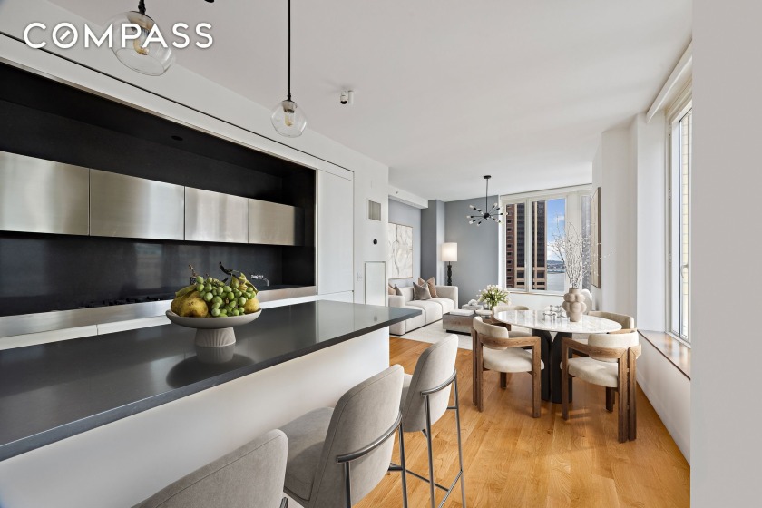 Perched on a high floor at 15 William Street, this two-bedroom - Beach Condo for sale in New York, New York on Beachhouse.com