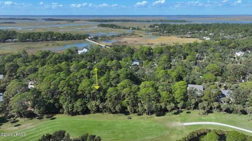 Wake up to picturesque views of lush fairways on hole #5 of the - Beach Lot for sale in Fripp Island, South Carolina on Beachhouse.com