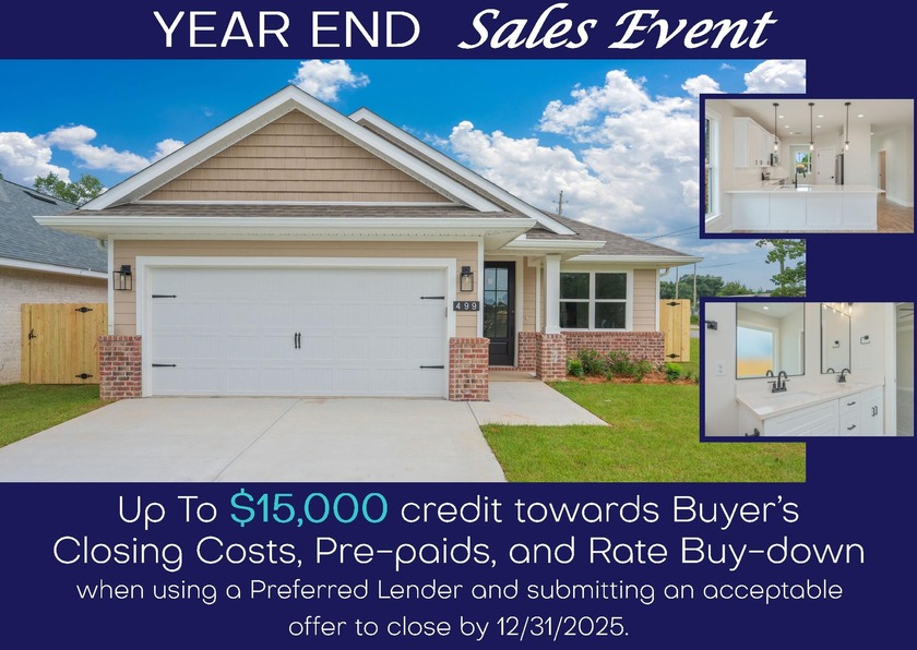 END OF YEAR SPECIAL - Up To $15,000 Flex Funds towards Buyer's - Beach Home for sale in Fort Walton Beach, Florida on Beachhouse.com