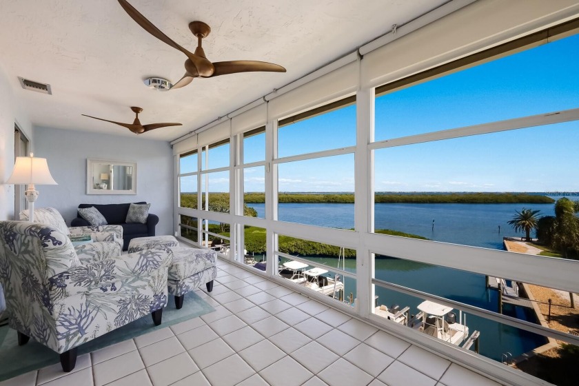 40 FEET of DIRECT WATERFRONT VIEWS of Sarasota Bay from EVERY - Beach Condo for sale in Longboat Key, Florida on Beachhouse.com