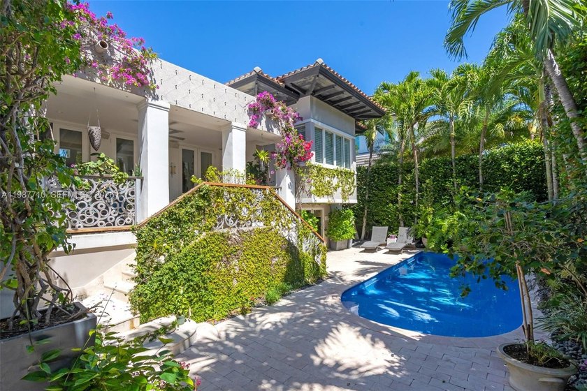 Elevated, 3,888 sf Adjusted Area. Sophisticated Mediterranean - Beach Home for sale in Key Biscayne, Florida on Beachhouse.com