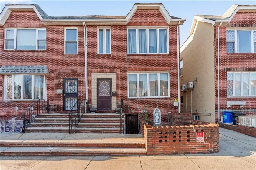 Prime Dyker Heights location! This semi-detached brick 2 family - Beach Home for sale in Brooklyn, New York on Beachhouse.com