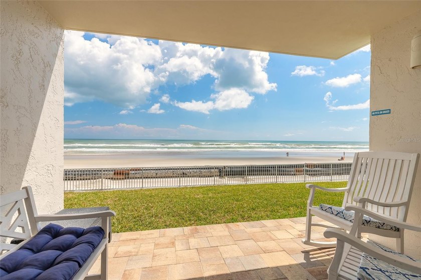 Direct Oceanfront first floor, 2Bd, 2Ba condo home is located in - Beach Condo for sale in New Smyrna Beach, Florida on Beachhouse.com