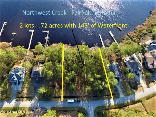 Double Waterfront Lots in Fairfield Harbour planned boating - Beach Lot for sale in New Bern, North Carolina on Beachhouse.com