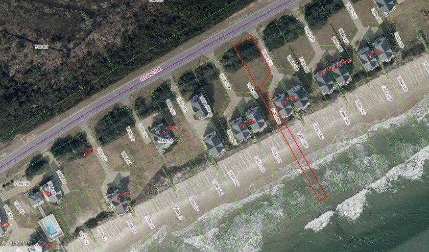 Build your Dream Home today on this very nice Oceanfront Lot - Beach Lot for sale in North Topsail Beach, North Carolina on Beachhouse.com