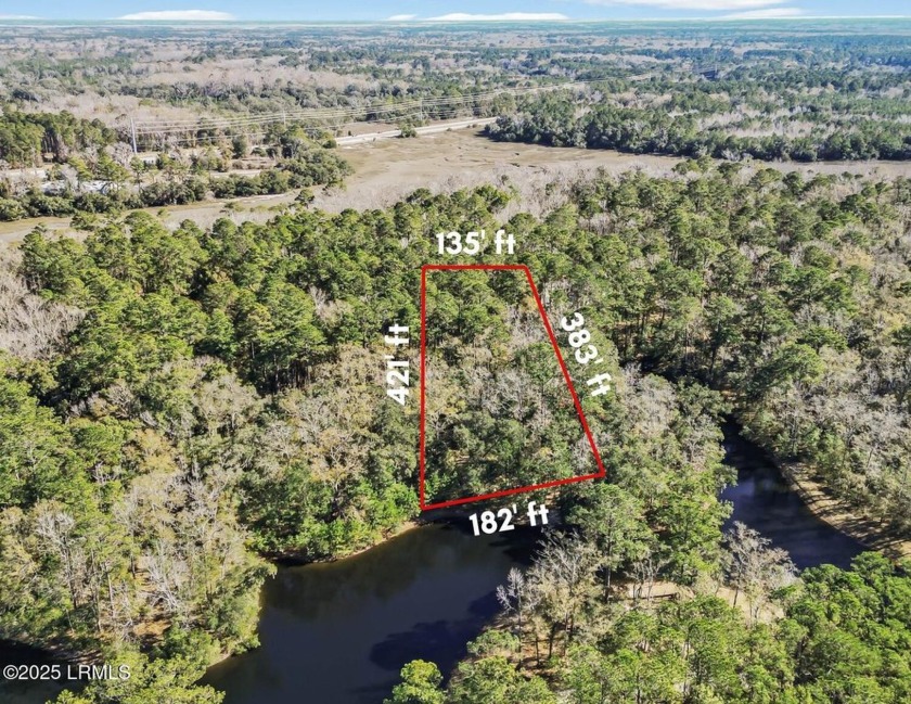 1.35 acres on Lake Pocotaligo with bonus wooded greenspace for - Beach Lot for sale in Seabrook, South Carolina on Beachhouse.com