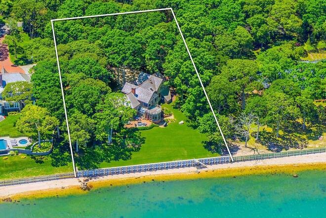 Complete privacy with panoramic views of Shelter Island Sound - Beach Home for sale in Sag Harbor, New York on Beachhouse.com