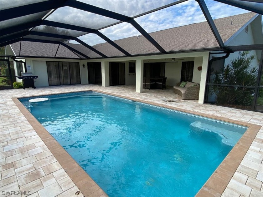 Brand new custom pool with water fountains to keep the pool nice - Beach Home for sale in North Fort Myers, Florida on Beachhouse.com