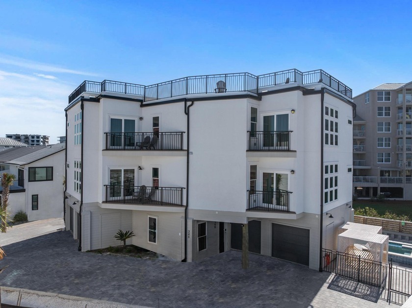 Discover 34 Gulf Breeze Court, a newly built 8BR, 7BA showpiece - Beach Townhome/Townhouse for sale in Destin, Florida on Beachhouse.com