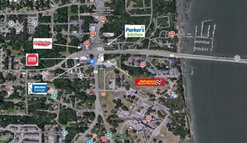 Prime .91-Acre Lot on Ribaut Rd - High-Traffic Commercial & - Beach Lot for sale in Port Royal, South Carolina on Beachhouse.com
