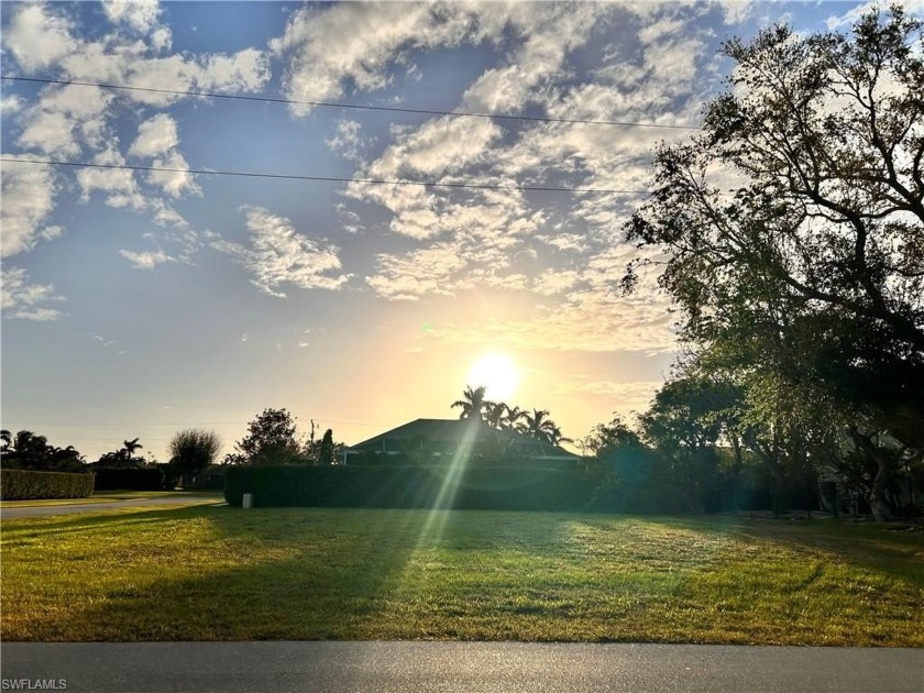 Build your dream home on this corner lot situated with a Western - Beach Lot for sale in Marco Island, Florida on Beachhouse.com