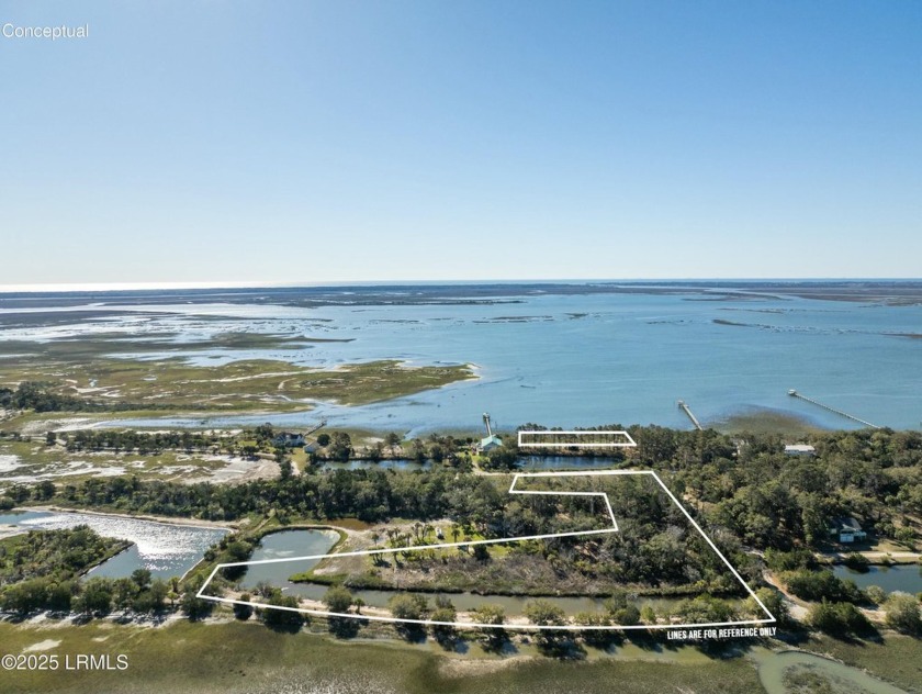 Captivating views are yours to enjoy from this unique and - Beach Acreage for sale in Saint Helena Island, South Carolina on Beachhouse.com