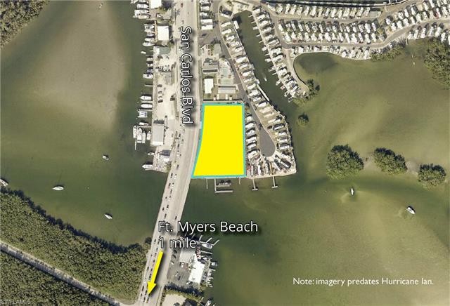 High-profile waterfront land parcel on San Carlos Boulevard with - Beach Commercial for sale in Fort Myers Beach, Florida on Beachhouse.com