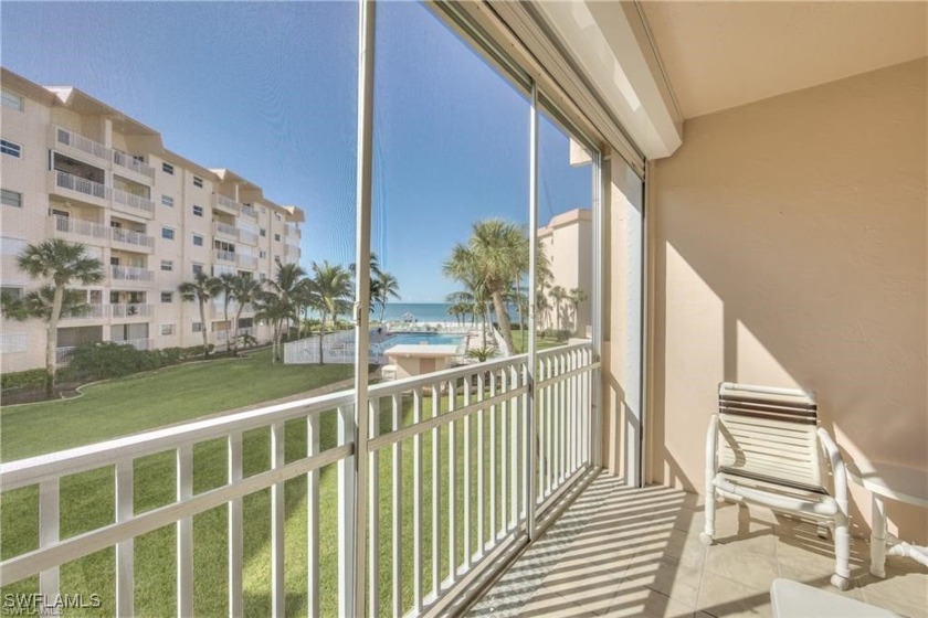 Beachside with views overlooking the pool, soft, sugary beach - Beach Condo for sale in Fort Myers Beach, Florida on Beachhouse.com