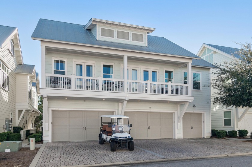 Turn-key with a 6-Seater Golf Cart! Experience effortless - Beach Townhome/Townhouse for sale in Inlet Beach, Florida on Beachhouse.com