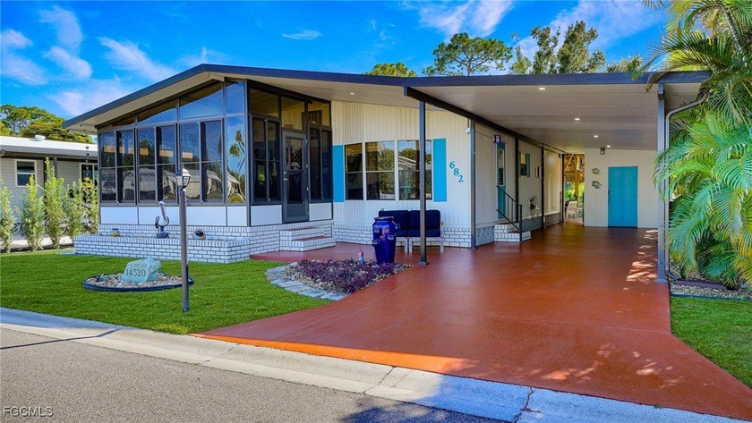 24x28 TIKI HUT in the back yard!!! FURNISHED!!! Located in Old - Beach Home for sale in North Fort Myers, Florida on Beachhouse.com