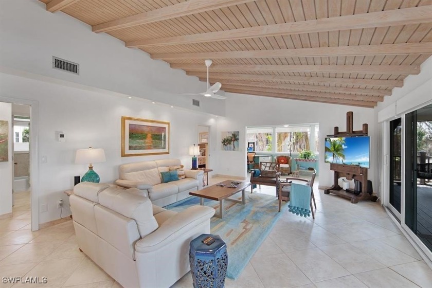 Serenity by the beach. Resting on an oversized corner lot - Beach Home for sale in Sanibel, Florida on Beachhouse.com