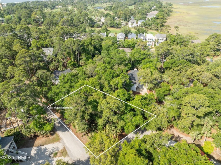 Situated at the corner of Perch Dr and Blue Gill, this generous - Beach Lot for sale in Fripp Island, South Carolina on Beachhouse.com