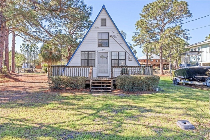 Come and relax at this adorable A-Frame house on the most - Beach Home for sale in Alligator Point, Florida on Beachhouse.com