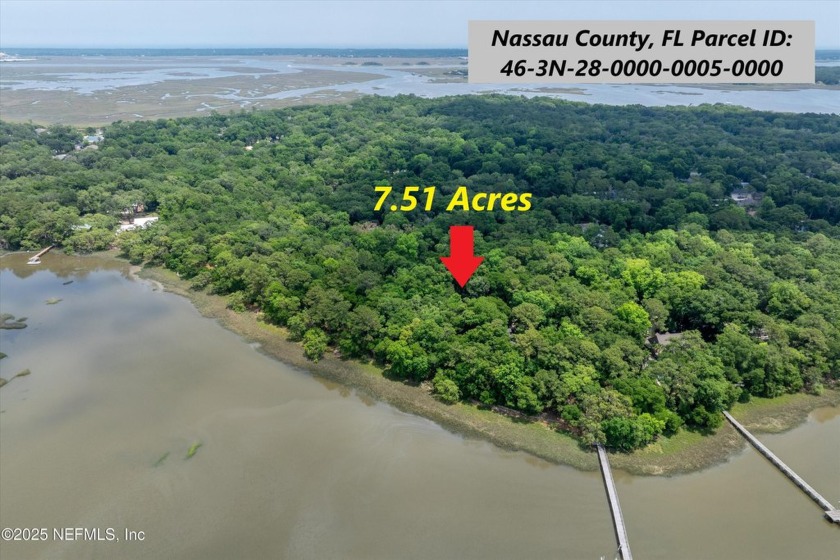 FERNANDINA BEACH - LAND - WATER - it doesn't get better than - Beach Acreage for sale in Fernandina Beach, Florida on Beachhouse.com