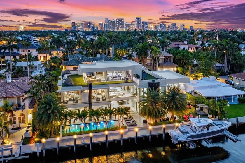 Positioned along 131 ft of prime deep-water frontage within Fort - Beach Home for sale in Fort Lauderdale, Florida on Beachhouse.com