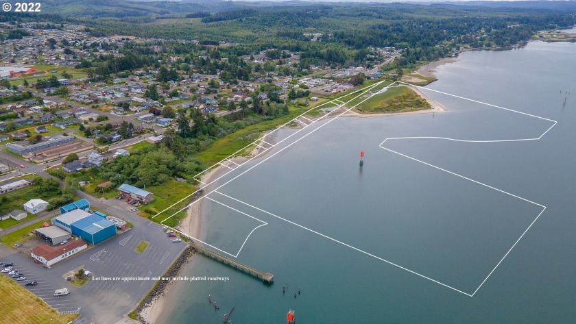 ONE OF A KIND OPPORTUNITY TO OWN YOUR OWN BEACH & ISLAND! This - Beach Commercial for sale in Coos Bay, Oregon on Beachhouse.com
