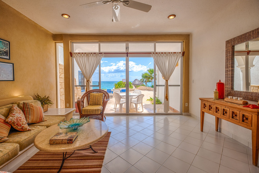 Ground floor condo directly on the beach! - Beach Vacation Rentals in Akumal, Quintana Roo, Mexico on Beachhouse.com