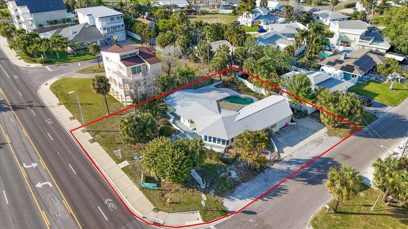 This .30-acre (13,068 sqft) corner property, situated at the - Beach Home for sale in Redington Beach, Florida on Beachhouse.com