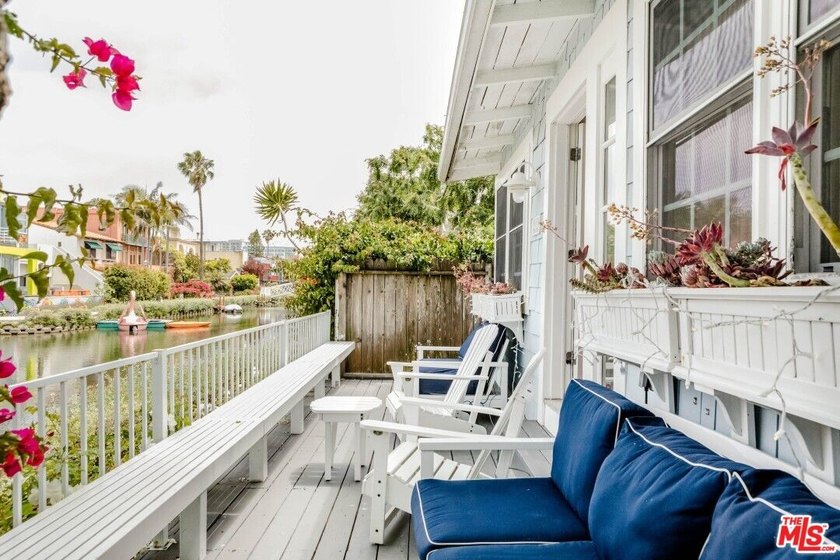 First time on the market! Unwind on the lovely canal-front Deck - Beach Home for sale in Venice, California on Beachhouse.com