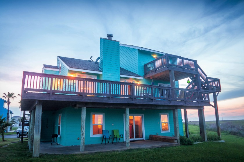 Beautiful ocean views from this home in fabulous Lost - Beach Vacation Rentals in Port Aransas, Texas on Beachhouse.com