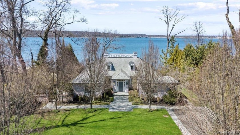 Experience sunset perfection at Hidden House, a 4-bedroom, 4 - Beach Home for sale in Centre Island, New York on Beachhouse.com