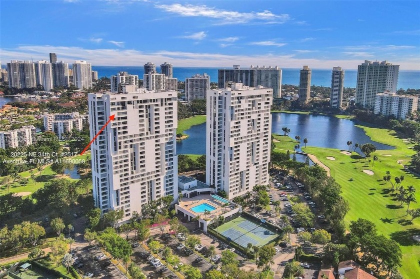 Breathtaking panoramic views of the Turnberry Isle Country Club - Beach Condo for sale in Aventura, Florida on Beachhouse.com