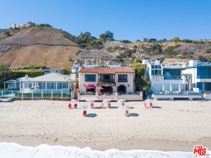 Spectacular two-story Mediterranean-style Villa offering 60' of - Beach Home for sale in Malibu, California on Beachhouse.com