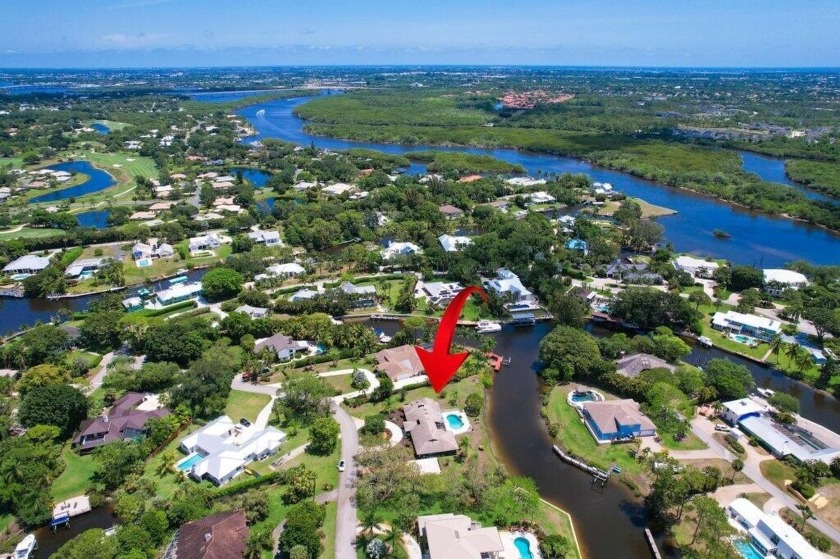 Make this your waterfront DREAM HOME.  With almost 3/4 of an - Beach Home for sale in Palm City, Florida on Beachhouse.com