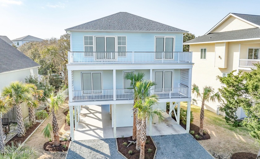 Brand-new coastal home with water views and deeded beach access! - Beach Home for sale in North Topsail Beach, North Carolina on Beachhouse.com