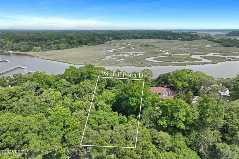 Beautiful DEEP water .80 acre lot in Bull Point on Huspah Creek - Beach Lot for sale in Seabrook, South Carolina on Beachhouse.com