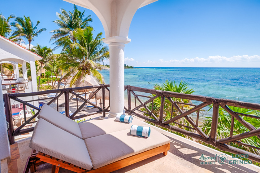 Newly updated beachfront condo w Stunning - Beach Vacation Rentals in AKUMAL, Quintana Roo, Mexico on Beachhouse.com