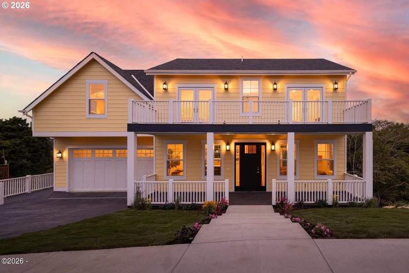 Completed in 2022, with exceptional bay views out the back and - Beach Home for sale in Lincoln City, Oregon on Beachhouse.com