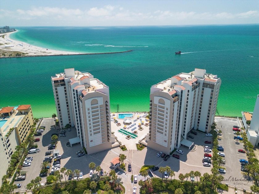 THIS IS A TRUE FULL 3 BEDROOM WHERE THE 3RD BEDROOM ENJOYS IT'S - Beach Condo for sale in Clearwater, Florida on Beachhouse.com