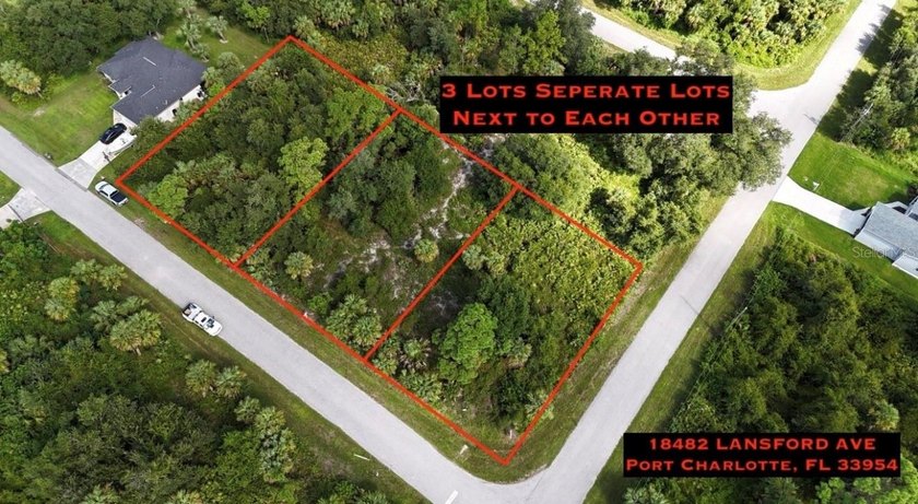 RARE TRIPLE LOT OPPORTUNITY! Discover the perfect canvas for - Beach Lot for sale in Port Charlotte, Florida on Beachhouse.com