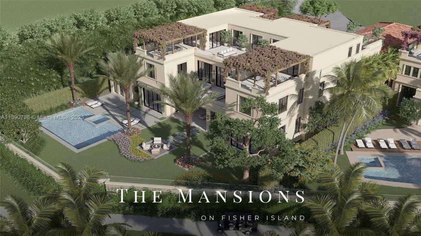 THE GRANDE DAME OF FISHER ISLAND... THE MEGA MANSION No.7 SITS - Beach Home for sale in Miami Beach, Florida on Beachhouse.com