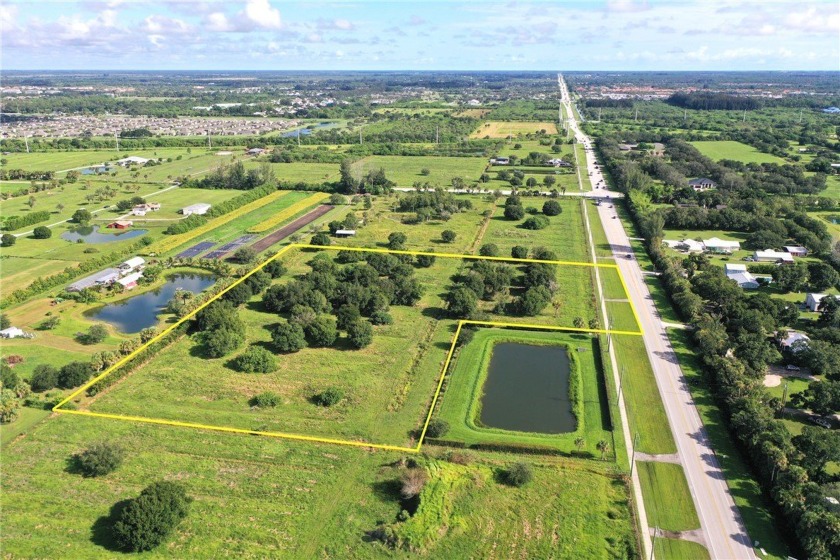 Private 7.5+/- Acre Oasis! Two parcel IDs sold as one, offering - Beach Acreage for sale in Vero Beach, Florida on Beachhouse.com