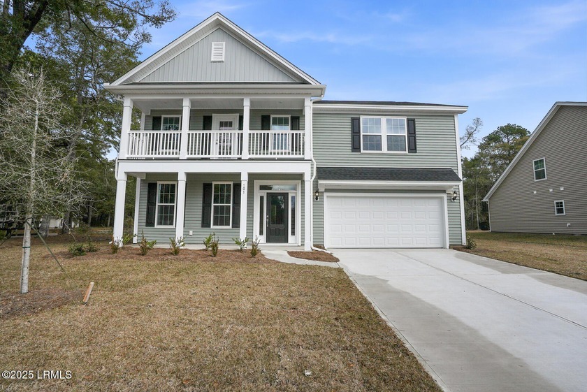 Our stunning Roland II plan, on a private wooded homesite - Beach Home for sale in Beaufort, South Carolina on Beachhouse.com