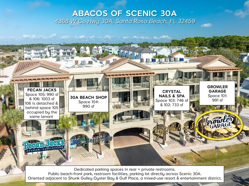 Prime commercial retail storefront on Scenic 30A in Santa Rosa - Beach Condo for sale in Santa Rosa Beach, Florida on Beachhouse.com