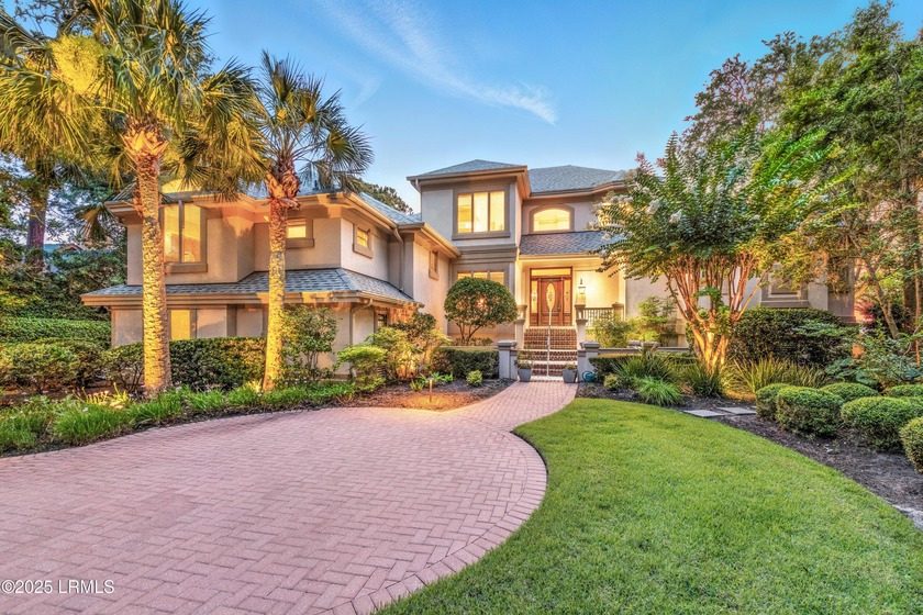Discover timeless elegance in this exceptional Long Cove - Beach Home for sale in Hilton Head Island, South Carolina on Beachhouse.com